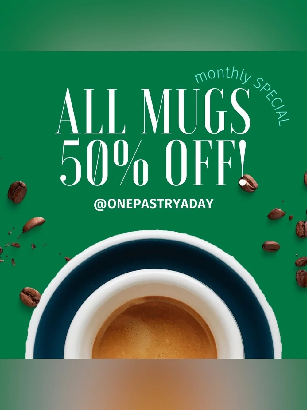 ☕️ SEPTEMBER SPECIAL! Get 50% Off ALL Mugs!! ☕️😋